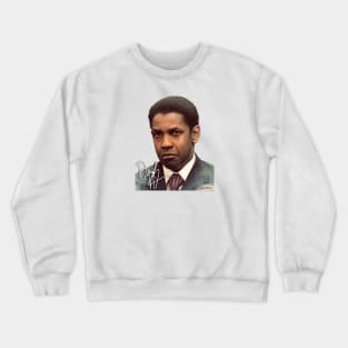 Denzel Washington Signed Portrait Crewneck Sweatshirt